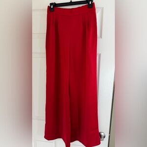 Elegant Red Women's Pants